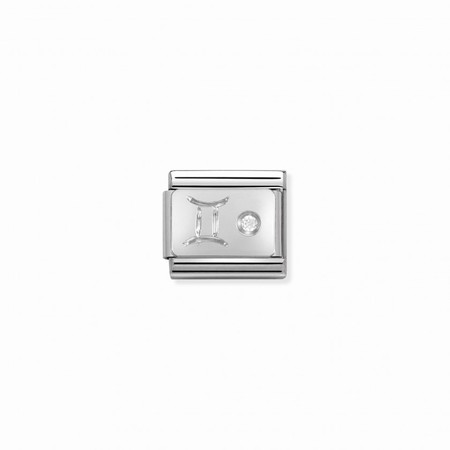 Nomination Zodiac Silver Gemini CZ Composable Charm